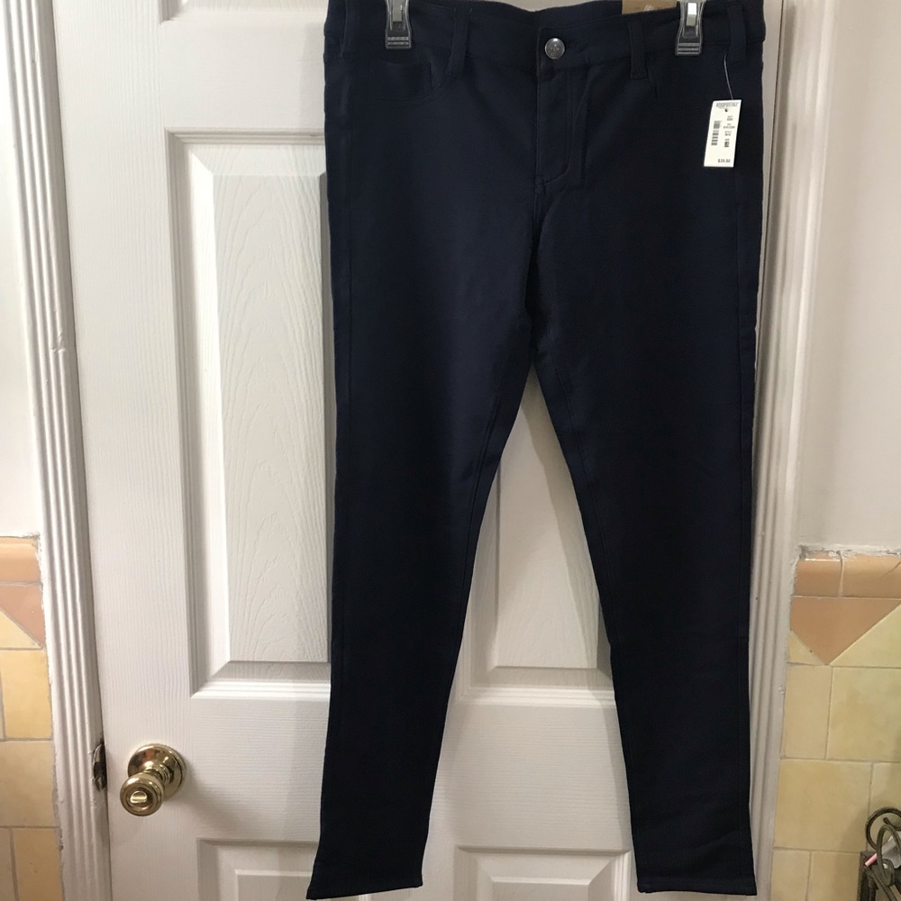 Aeropostale Soft Jegging Legging Low Rise Streachy Navy Size Large